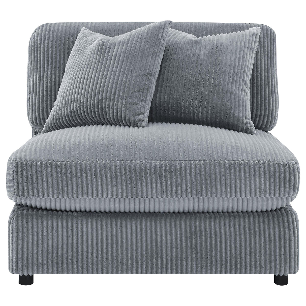 Blaine Fog Upholstered Reversible Sectional from Coaster - Luna Furniture