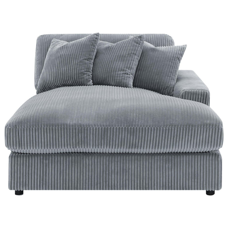 Blaine Fog Upholstered Reversible Sectional from Coaster - Luna Furniture