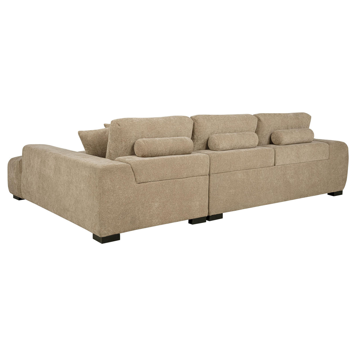Octavia Camel Upholstered Sectional Chaise Sofa from Coaster - Luna Furniture