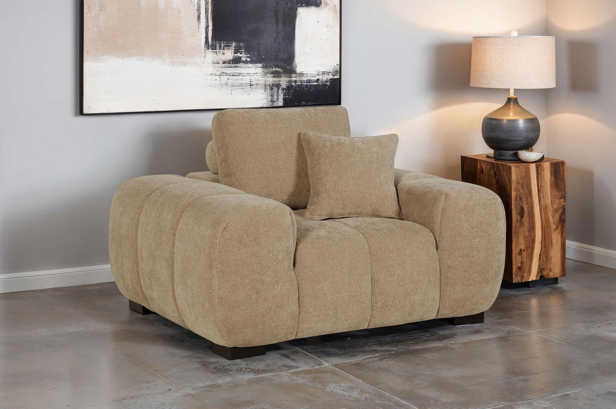 Octavia Camel Track Arm Accent Chair from Coaster - Luna Furniture