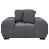 Octavia Charcoal Gray Track Arm Accent Chair from Coaster - Luna Furniture