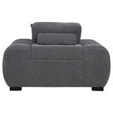 Octavia Charcoal Gray Track Arm Accent Chair from Coaster - Luna Furniture