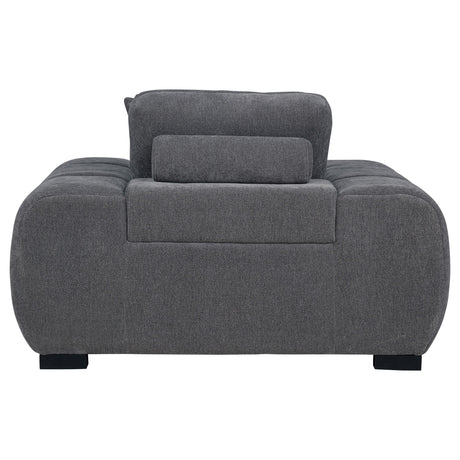 Octavia Charcoal Gray Track Arm Accent Chair from Coaster - Luna Furniture