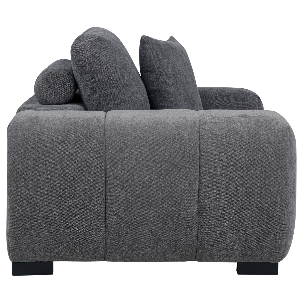 Octavia Charcoal Gray Track Arm Accent Chair from Coaster - Luna Furniture