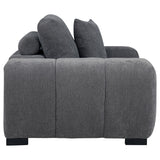 Octavia Charcoal Gray Track Arm Accent Chair from Coaster - Luna Furniture