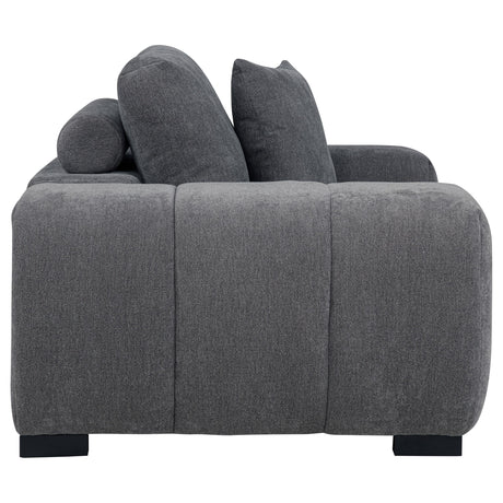 Octavia Charcoal Gray Track Arm Accent Chair from Coaster - Luna Furniture