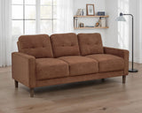 Bowen Rust Fabric Upholstered Track Arm Sofa from Coaster - Luna Furniture