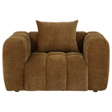Lazaro Bronze 3-Piece Channel-Tufted Fabric Sofa Set from Coaster - Luna Furniture