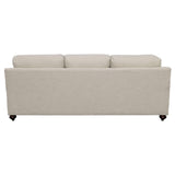 Glenn Light Gray 2-Piece Recessed Arms Living Room Set from Coaster - Luna Furniture