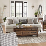 Glenn Light Gray Cushion Back Sofa from Coaster - Luna Furniture