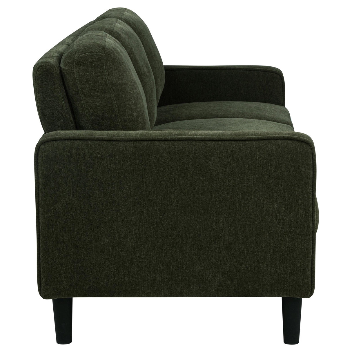Ruth Matcha Green 2-Piece Fabric Upholstered Track Arm Living Room Set from Coaster - Luna Furniture