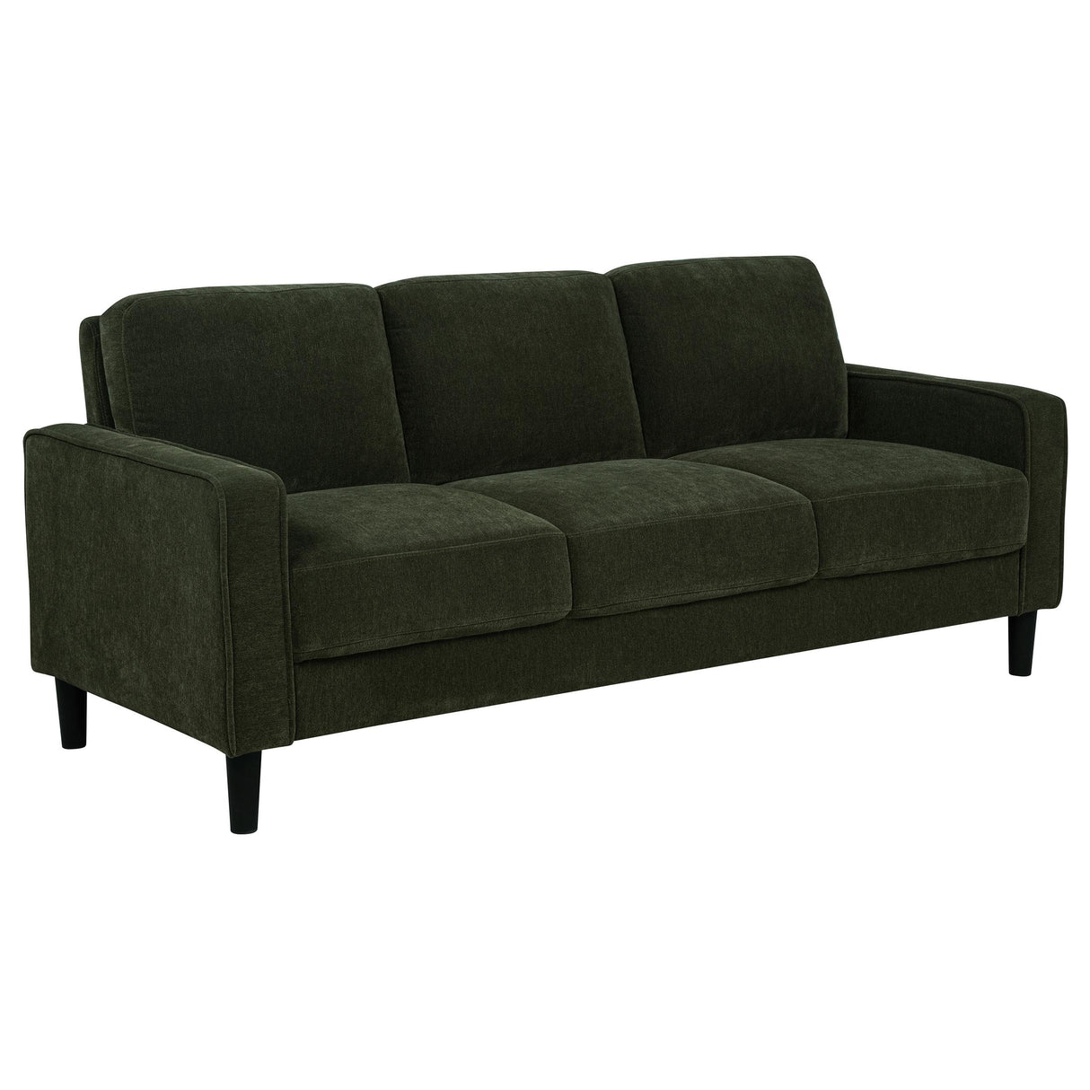 Ruth Matcha Green 3-Piece Fabric Upholstered Track Arm Living Room Set from Coaster - Luna Furniture