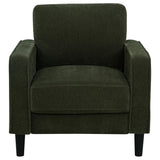 Ruth Matcha Green 3-Piece Fabric Upholstered Track Arm Living Room Set from Coaster - Luna Furniture