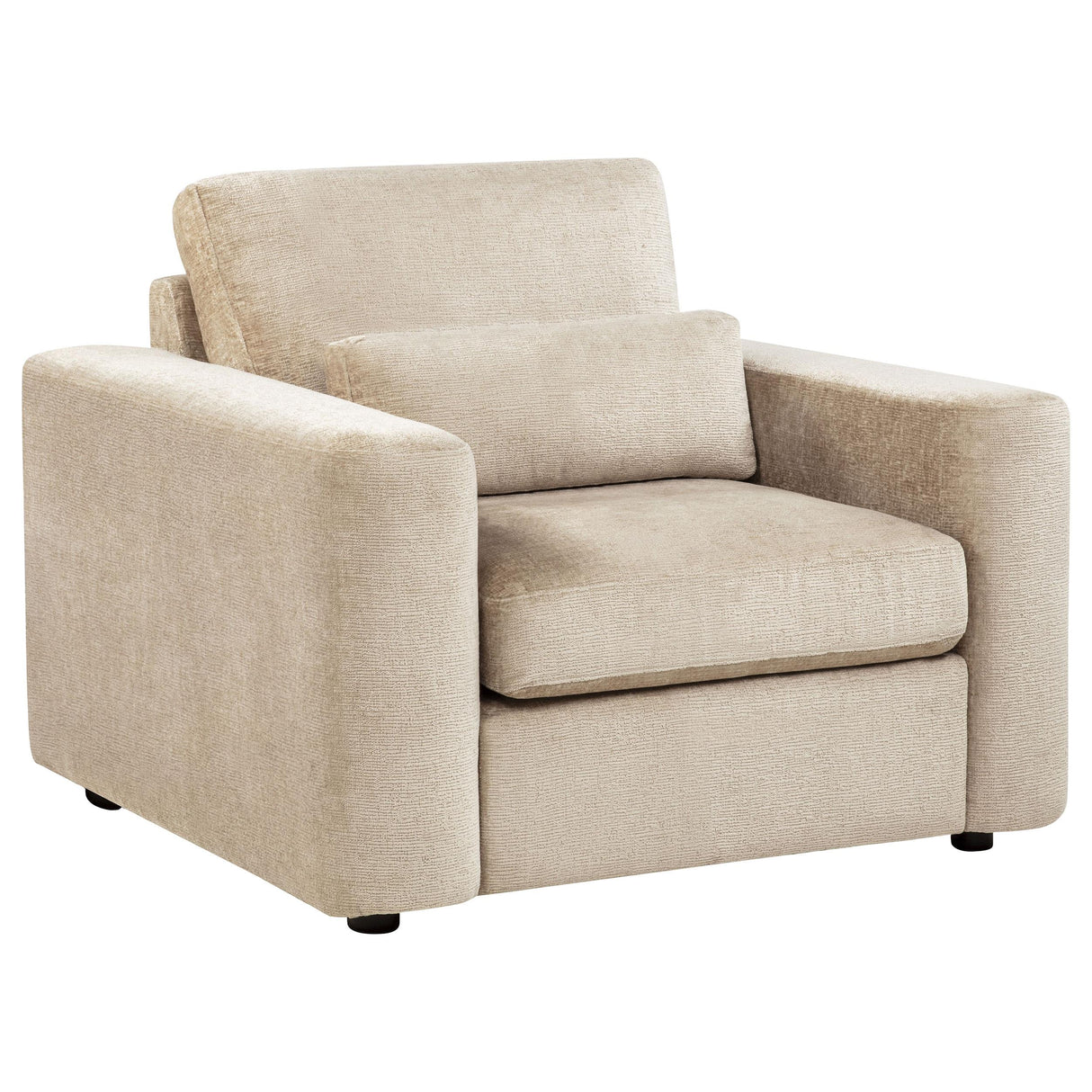 Amador Camel Chenille Upholstered Track Arm Living Room Set from Coaster - Luna Furniture