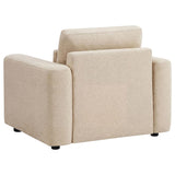 Amador Camel Chenille Upholstered Track Arm Living Room Set from Coaster - Luna Furniture