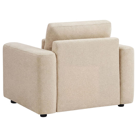 Amador Camel Chenille Upholstered Track Arm Living Room Set from Coaster - Luna Furniture