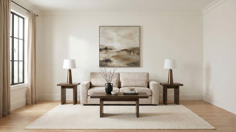Amador Camel Chenille Upholstered Track Arm Sofa from Coaster - Luna Furniture