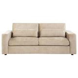 Amador Camel Chenille Upholstered Track Arm Sofa from Coaster - Luna Furniture