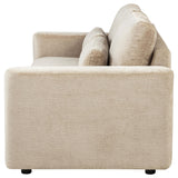 Amador Camel Chenille Upholstered Track Arm Sofa from Coaster - Luna Furniture