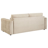 Amador Camel Chenille Upholstered Track Arm Sofa from Coaster - Luna Furniture