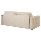 Amador Camel Chenille Upholstered Track Arm Sofa from Coaster - Luna Furniture