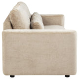 Amador Camel Chenille Upholstered Track Arm Sofa from Coaster - Luna Furniture