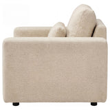 Amador Camel Chenille Upholstered Track Arm Accent Chair from Coaster - Luna Furniture