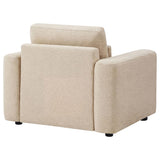 Amador Camel Chenille Upholstered Track Arm Accent Chair from Coaster - Luna Furniture