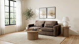 Amador Chocolate Chenille Upholstered Track Arm Sofa from Coaster - Luna Furniture