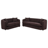 Delroy Aubergine Transitional Living Room Set