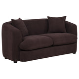 Delroy Aubergine Transitional Living Room Set