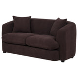 Delroy Aubergine Transitional Living Room Set