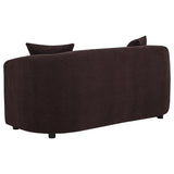 Delroy Aubergine Transitional Living Room Set