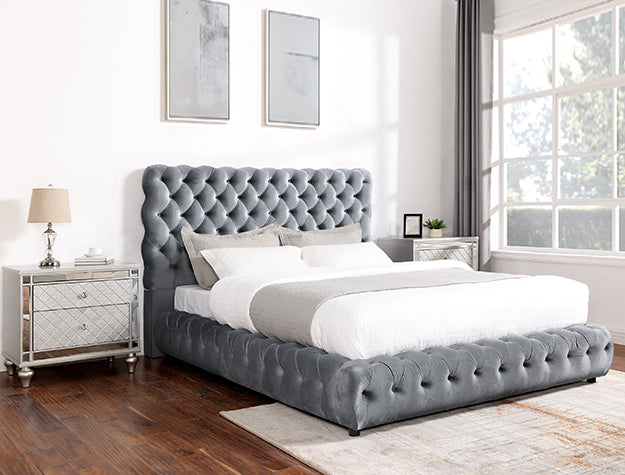 Cristian Champagne Nightstand from Crown Mark - Luna Furniture