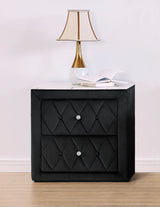 Annabelle Black Nightstand from Crown Mark - Luna Furniture