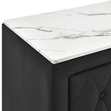 Annabelle Black Nightstand from Crown Mark - Luna Furniture