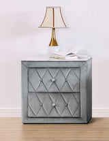 Annabelle Gray Nightstand from Crown Mark - Luna Furniture