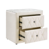 Annabelle Ivory Nightstand from Crown Mark - Luna Furniture