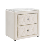 Annabelle Ivory Nightstand from Crown Mark - Luna Furniture