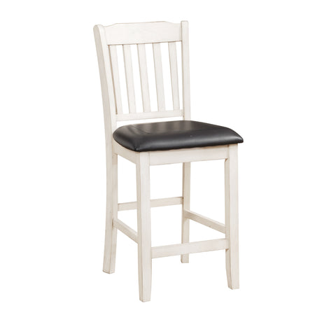 Kiwi White Wash Counter Height Chair, Set of 2 from Homelegance - Luna Furniture
