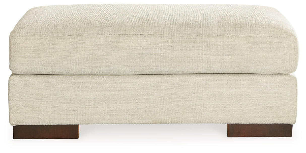 Maggie Birch Ottoman from Ashley Furniture - Luna Furniture