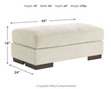 Maggie Birch Ottoman from Ashley Furniture - Luna Furniture