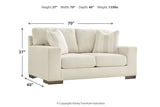 Maggie Birch Sofa, Loveseat and Ottoman from Ashley Furniture - Luna Furniture