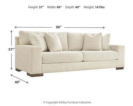Maggie Birch Sofa and Ottoman from Ashley Furniture - Luna Furniture
