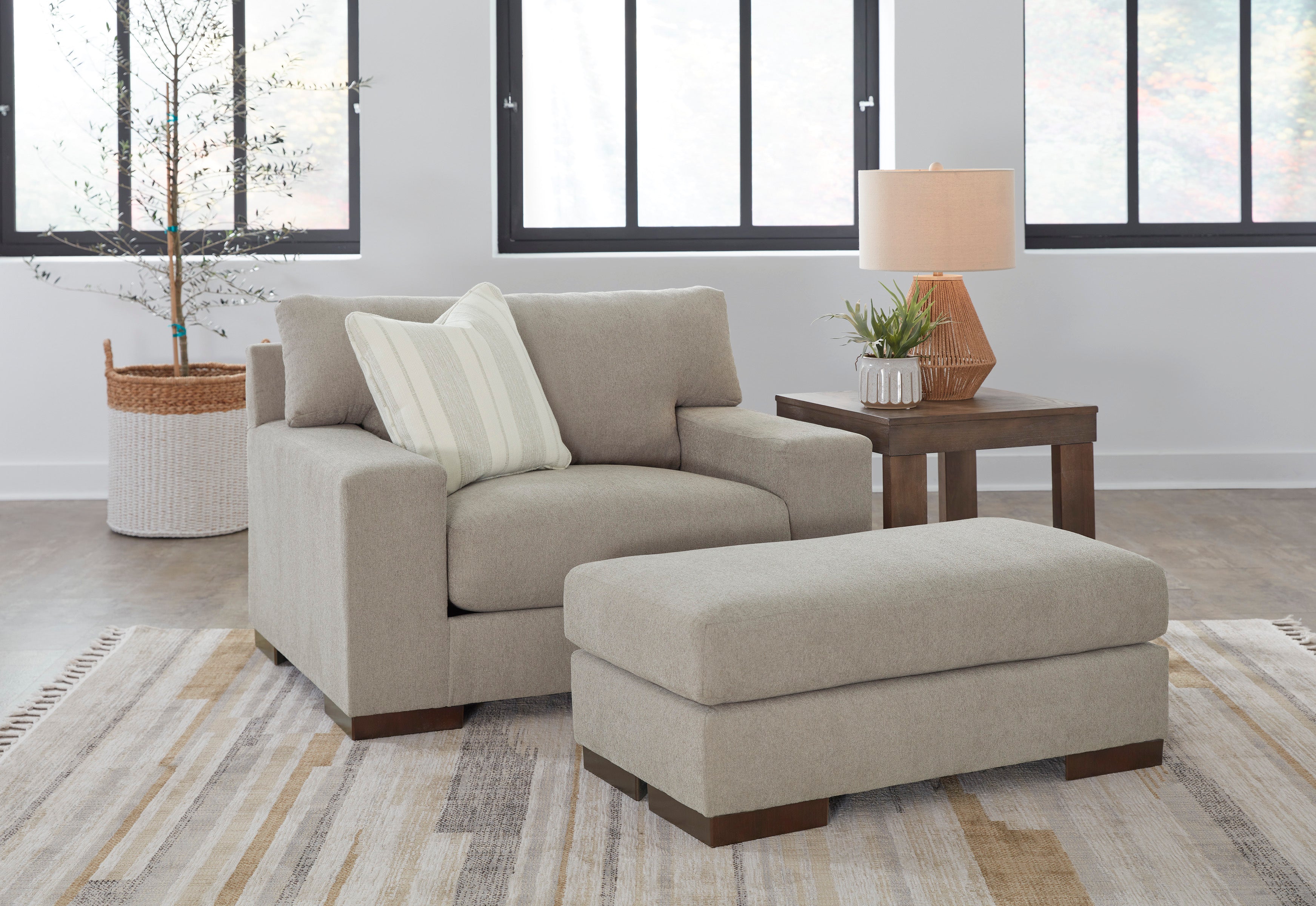 Maggie Flax Living Room Set – Luna Furniture