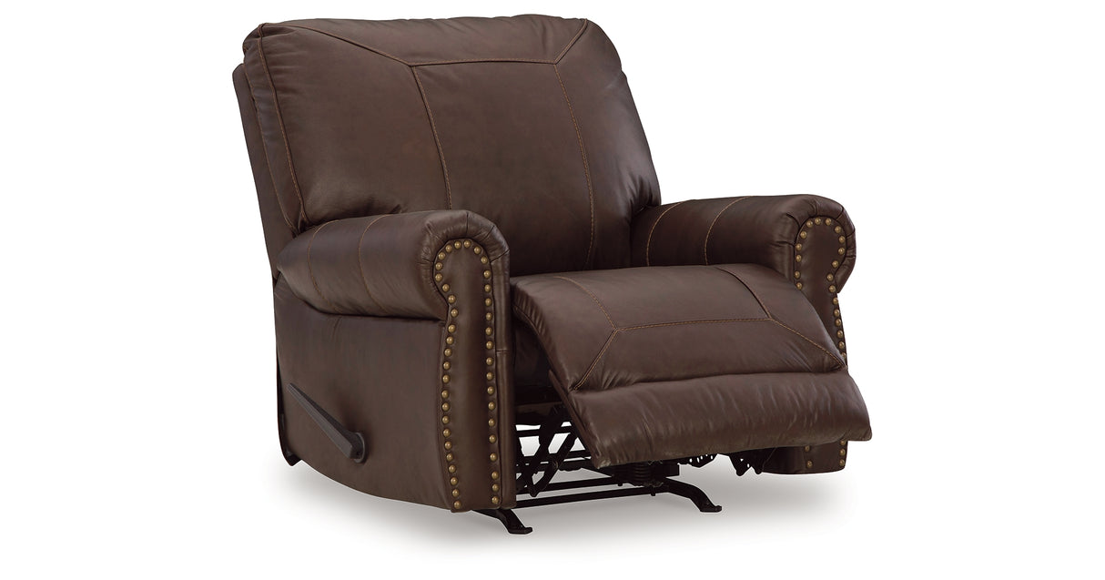 Colleton Dark Brown Sofa and Recliner from Ashley Furniture - Luna Furniture