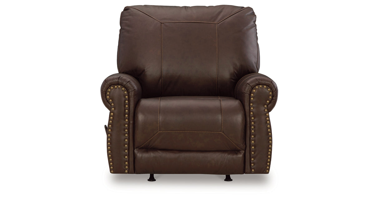 Colleton Dark Brown Recliner from Ashley Furniture - Luna Furniture