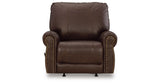 Colleton Dark Brown Recliner from Ashley Furniture - Luna Furniture
