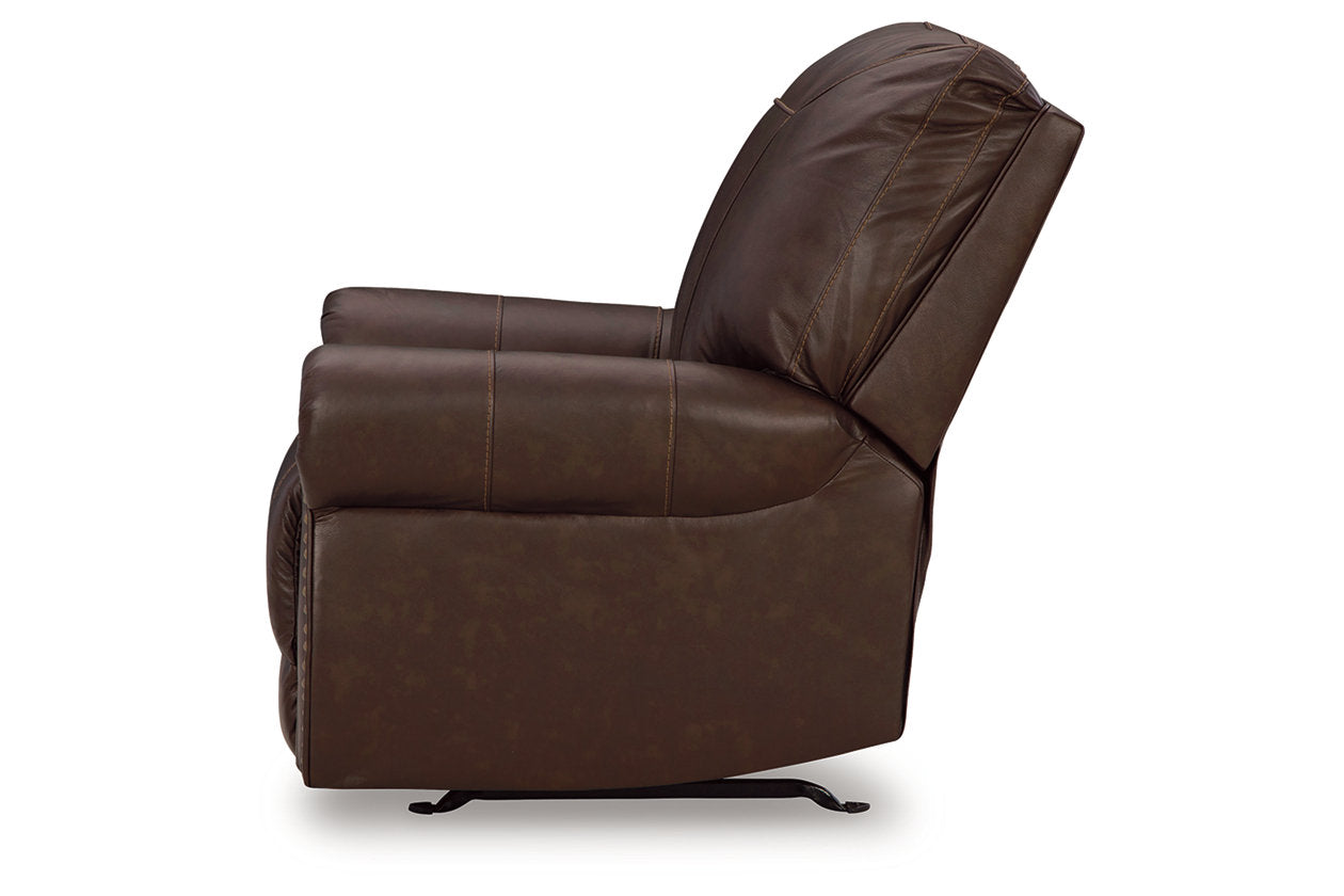 Colleton Dark Brown Sofa and Recliner – Luna Furniture