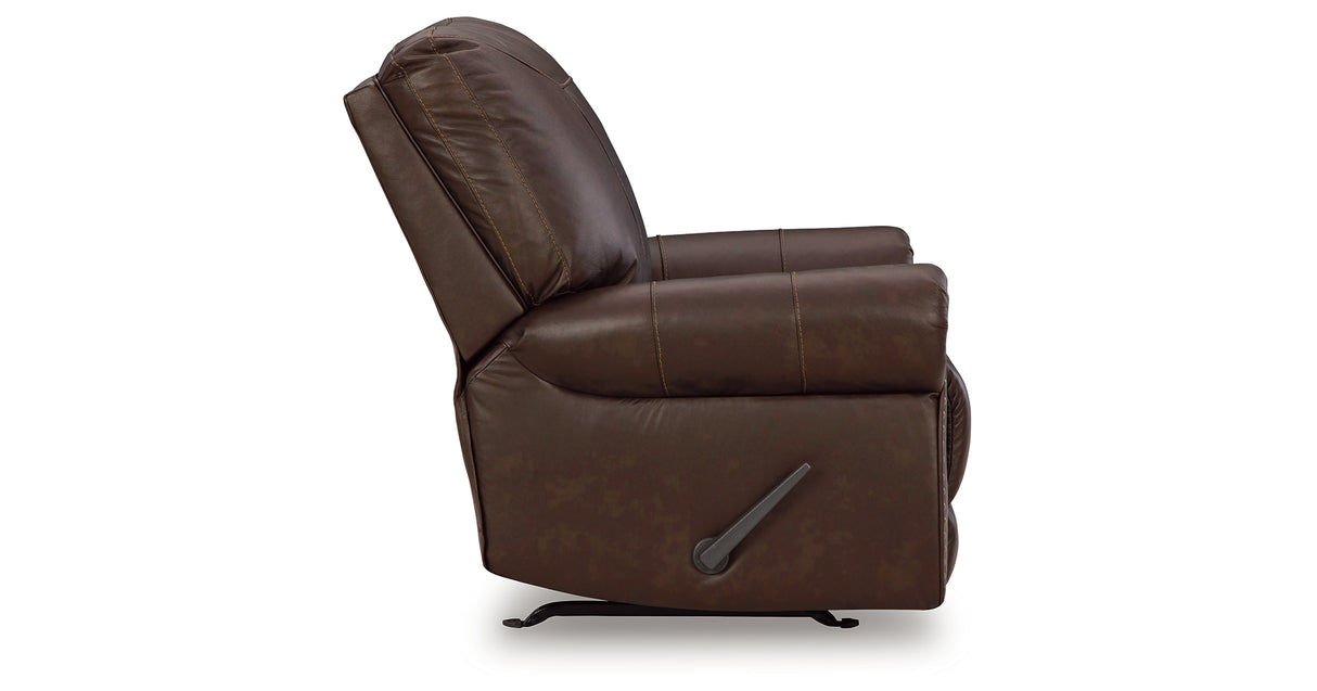 Colleton Sofa, Loveseat and Recliner in Dark Brown from Ashley Furniture - Luna Furniture